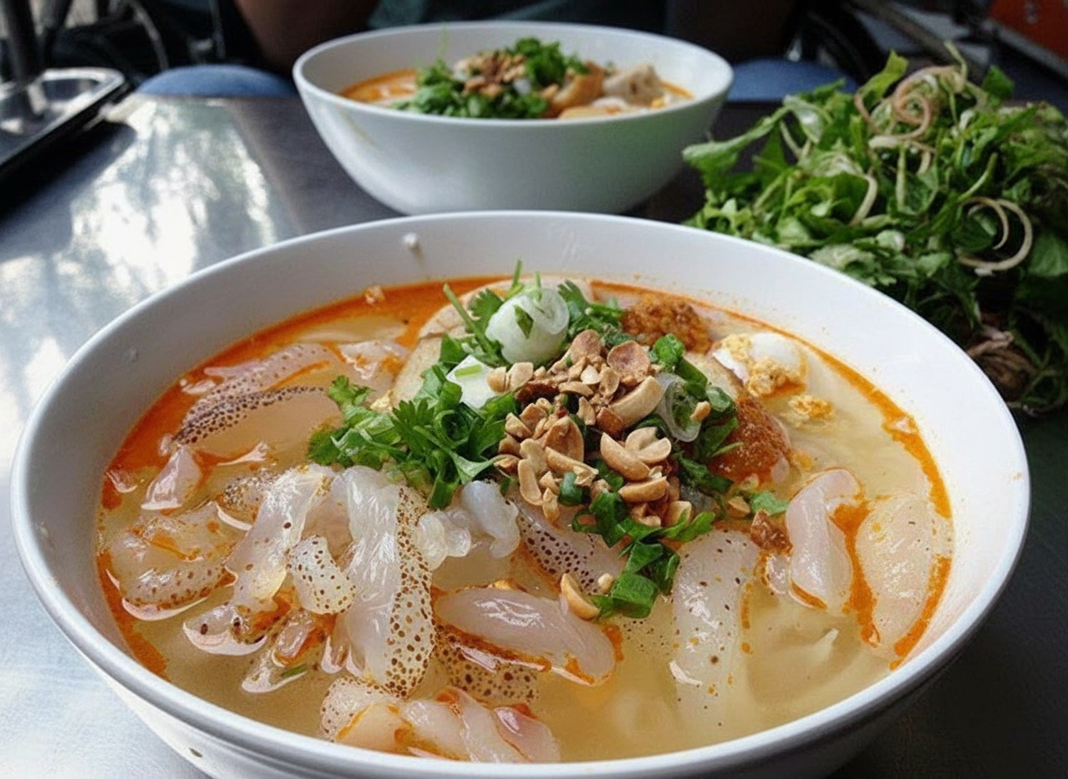 Đặc sản bún sứa Ninh Thuận